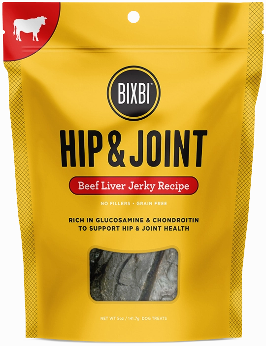 Bixbi Jerky Dog Treats Hip & Joint Beef Liver stainless steel bowl,metal pet feeder,steel water dish