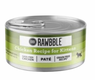 Bixbi RAWBBLE Wet Cat Food Pts Chicken Kitten Recipe grain free wet cat food,senior cat wet food,cat pt
