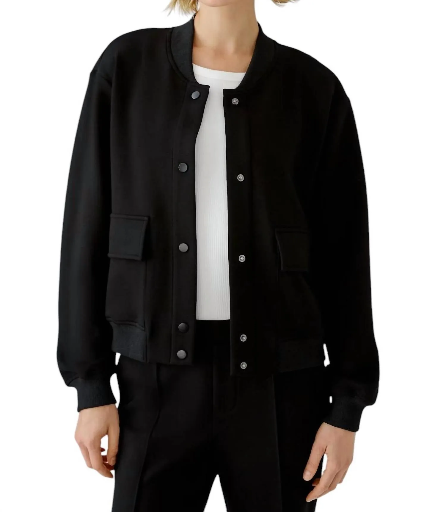 Blouson Jacket In Black