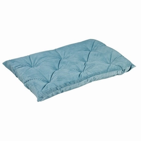 Blue Bayou Microcord Tufted Cushion Dog Crate Mat crate mat,memory foam pad,dog bed cushion