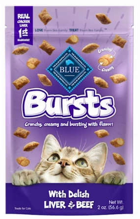 Blue Buffalo Bursts Filled Chicken Liver & Beef Cat Treats cat toys and food,complete cat care,all in one cat kit