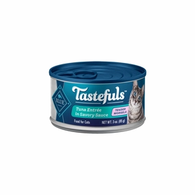 Blue Buffalo Tastefuls Adult Tender Morsels Tuna Entree in a Savory Sauce Wet Cat Food cat toys and food,complete cat care,all in one cat kit