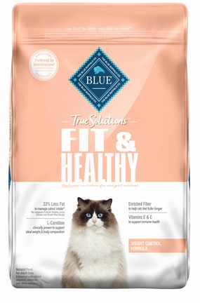 Blue Buffalo True Solutions Fit & Healthy Weight Control Formula Adult Dry Cat Food cat supplies,cat essentials,cat accessories