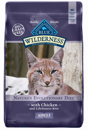 Blue Buffalo Wilderness High-Protein Grain-Free Adult Chicken Recipe Dry Cat Food cat toys and food,complete cat care,all in one cat kit