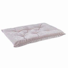 Blush Microvelvet Tufted Cushion Dog Crate Mat crate mat,memory foam pad,dog bed cushion
