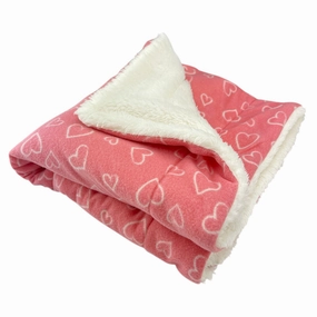 Blush of Love Fleece Dog Blanket fleece dog blanket,soft dog throw,cozy pet blanket