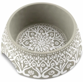Boho Medallion Pet Bowl cat food bowl,cat feeder,elevated cat dish