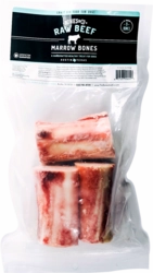 Bones & Co Beef Bones 4" 3 Pack frozen raw dog food,raw patties for dogs,raw diet dog food