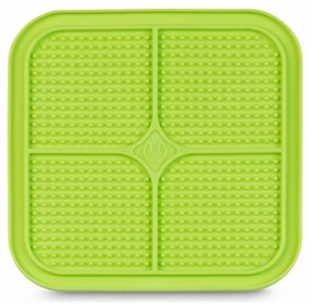 Boredom Busterz Green RELAX Treat Mat cat food bowl,cat feeder,elevated cat dish