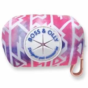 Boss & Olly Dog Poo Bag Holder (Fruity Sorbet) dog shampoo,pet wipes,dog cleaning spray
