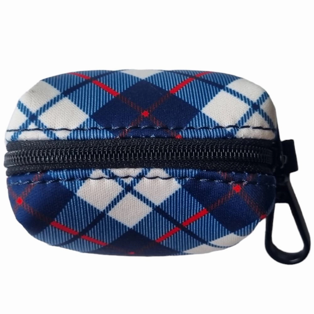 Boss & Olly Dog Poo Bag Holder (Nautical Plaids)