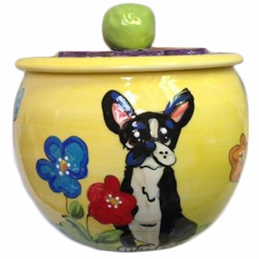 Boston Terrier 3 Dog Treat Jar pet apparel,dog hoodie,fashionable pet wear