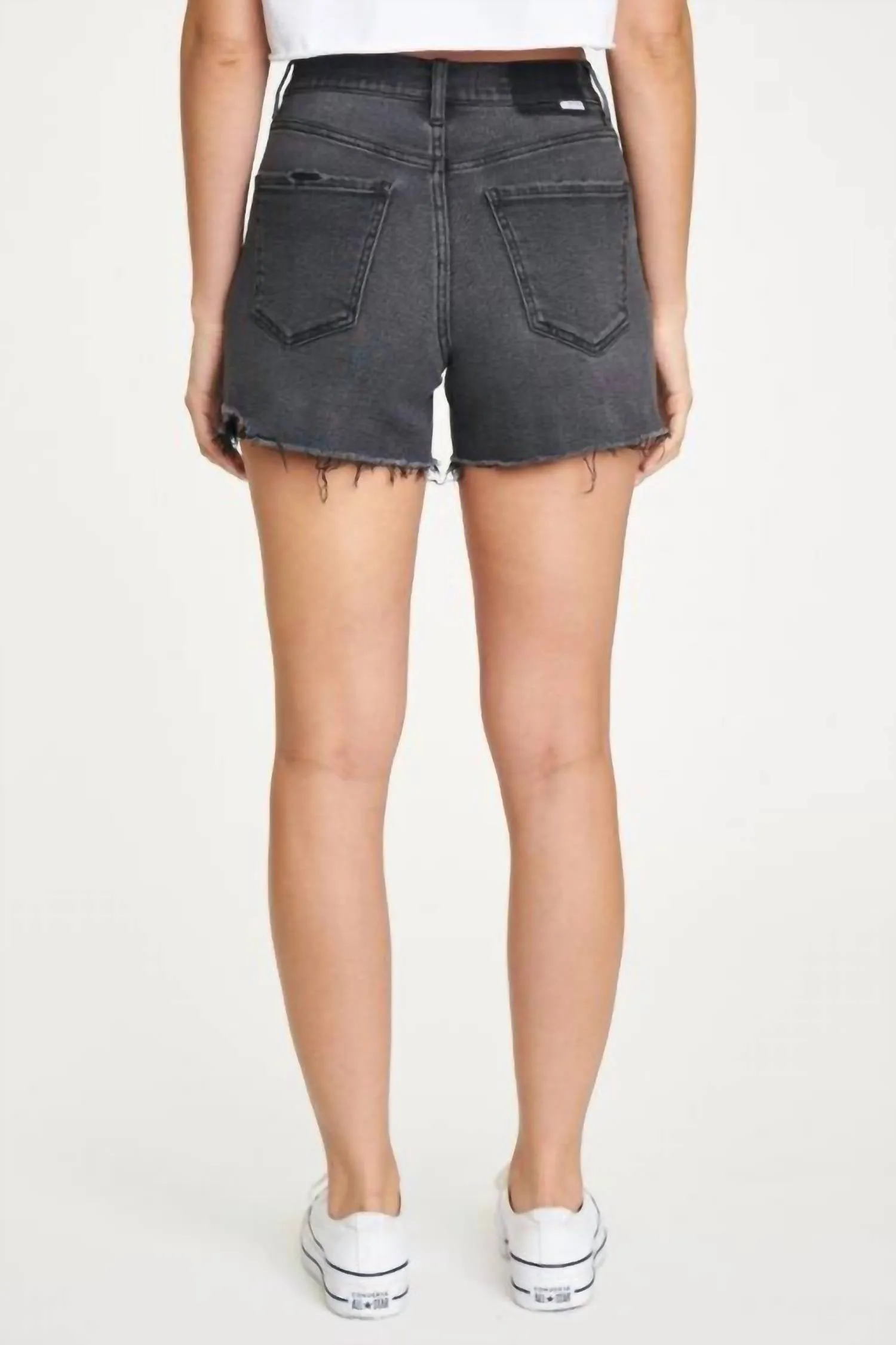 Bottom Line High Rise Vintage Short In Ashes