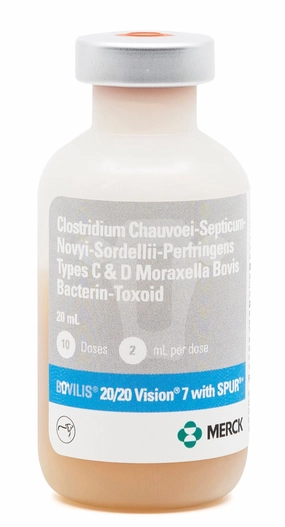 Bovilis 20/20 Vision 7 with Spur Cattle Vaccine gourmet cat wet food,chicken in broth cat,fish recipe cat food