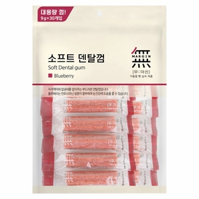 Bow Wow Mumargin Soft Dental Gum Blueberry Dog Treats 270g dog dental kit,pet toothbrush,dog oral care