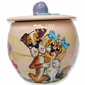 Boxer 1 Dog Treat Jar pet apparel,dog hoodie,fashionable pet wear