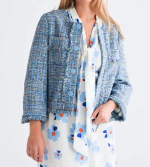 Boxy Jacket In Blue