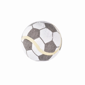 BPS football for large dogs - grey - 10cm durable dog toy,rope chew toy,interactive dog toy