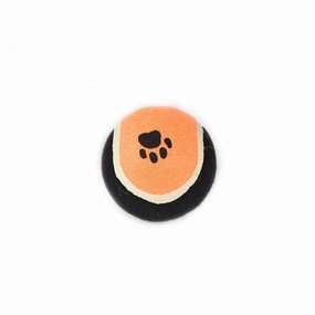 BPS tennis balls for dogs - 2 pack - black/orange durable dog toy,rope chew toy,interactive dog toy