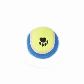 BPS tennis balls for dogs - 2 pack - blue/yellow durable dog toy,rope chew toy,interactive dog toy