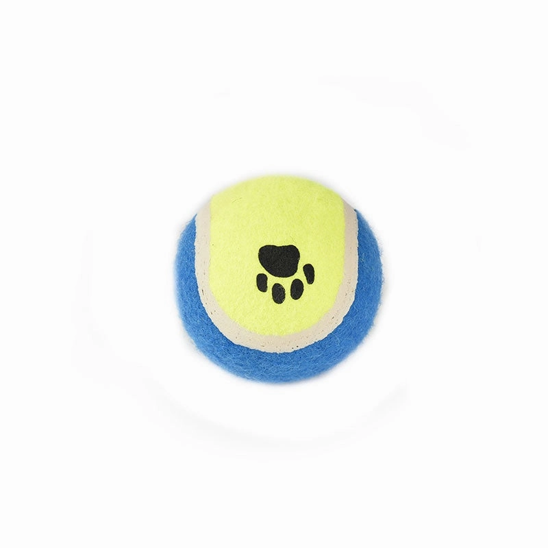 BPS tennis balls for dogs - 2 pack - blue/yellow durable dog toy,rope chew toy,interactive dog toy