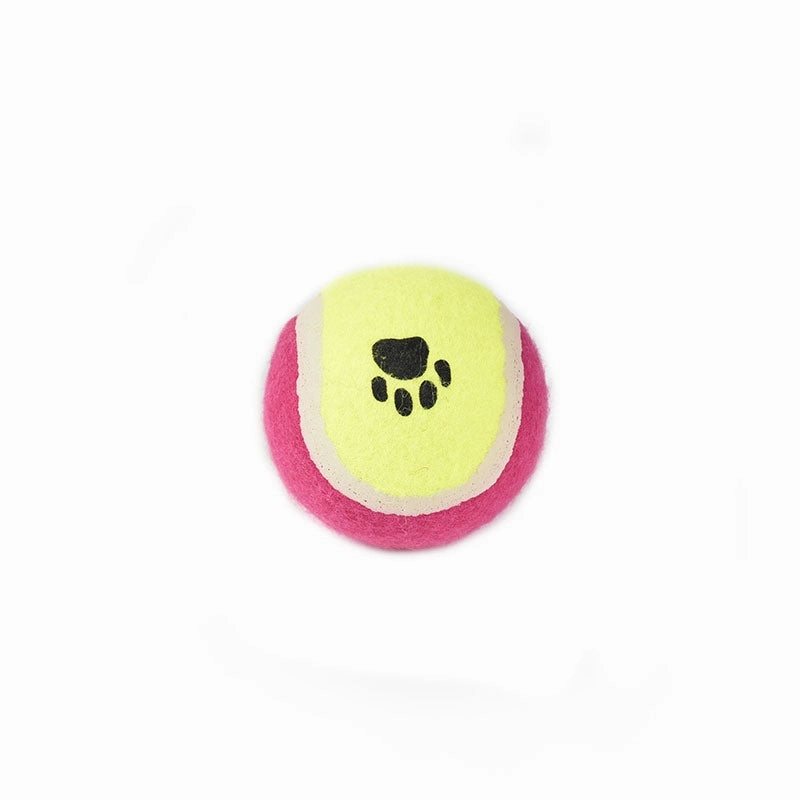 BPS tennis balls for dogs - 2 pack - yellow/red durable dog toy,rope chew toy,interactive dog toy