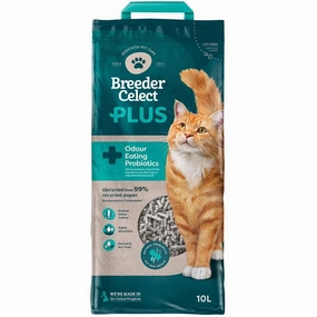 Breedercelect Plus Recycled Paper Cat Litter clumping cat litter,natural cat litter,dust free cat litter