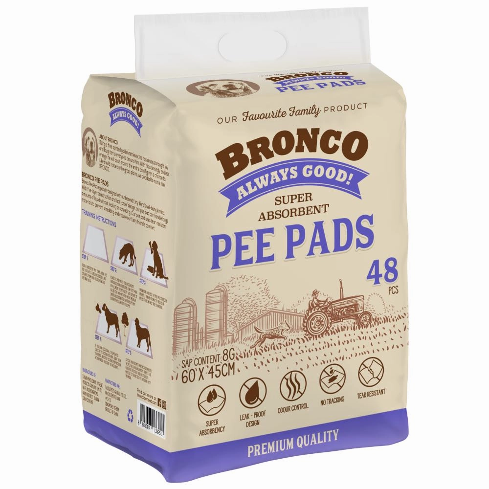 Bronco Super Absorbent Dog Pee Pads dog shampoo,pet wipes,dog cleaning spray