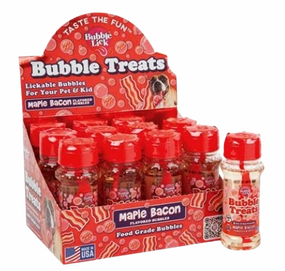 Bubble Lick Bubble Treats for Dogs - Maple Bacon Flavor stainless steel bowl,metal pet feeder,steel water dish