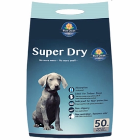 BUNDLE DEAL: Blue Clean Super Dry Super Absorbent Pee Pad For Dogs dog shampoo,pet wipes,dog cleaning spray
