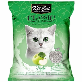 BUNDLE DEAL: Kit Cat Classic Clump Apple Clay Cat Litter 10L clumping cat litter,natural cat litter,dust free cat litter
