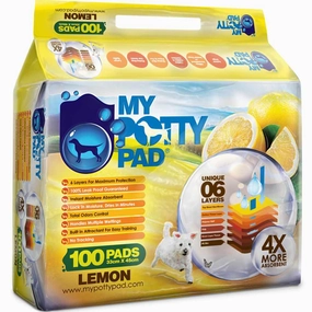 BUNDLE DEAL: My Potty Pad Lemon Pee Pad For Dogs dog shampoo,pet wipes,dog cleaning spray