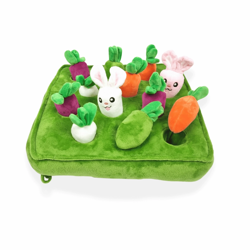 Bunny Garden Nose Work Toy dog bowl,slow feeder,pet food dish