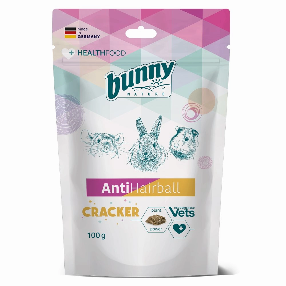Bunny Nature AntiHairball Cracker Rabbit Food 100g parrot cage,small bird perch,exotic pet bird