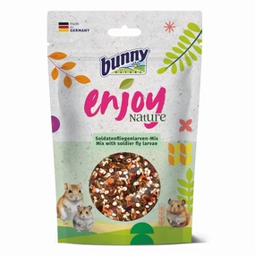 Bunny Nature EnjoyNature Mix With Soldier Fly Larvae Rabbit Treat 90g parrot cage,small bird perch,exotic pet bird