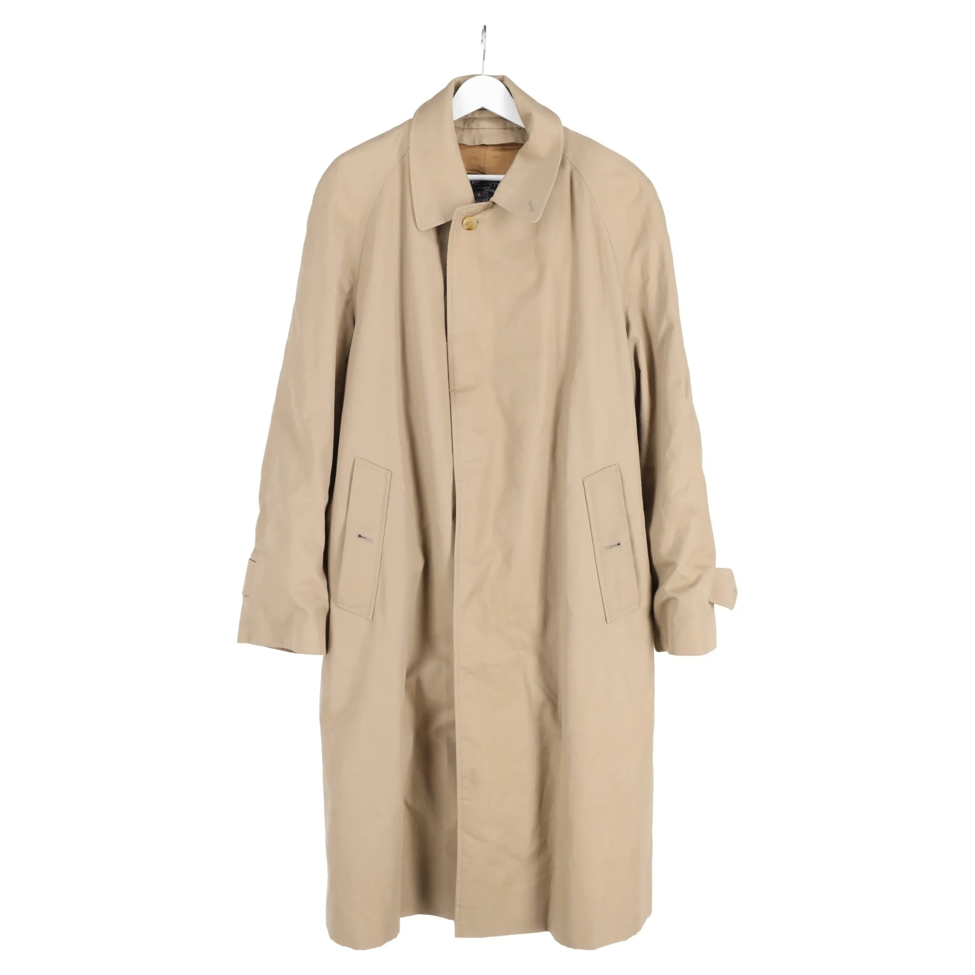 Burberry's Trench Coat in Beige Cotton