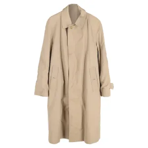Burberry's Trench Coat in Beige Cotton