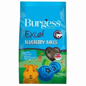 Burgess Excel Blueberry Bakes Small Animal Treats 80g parrot cage,small bird perch,exotic pet bird