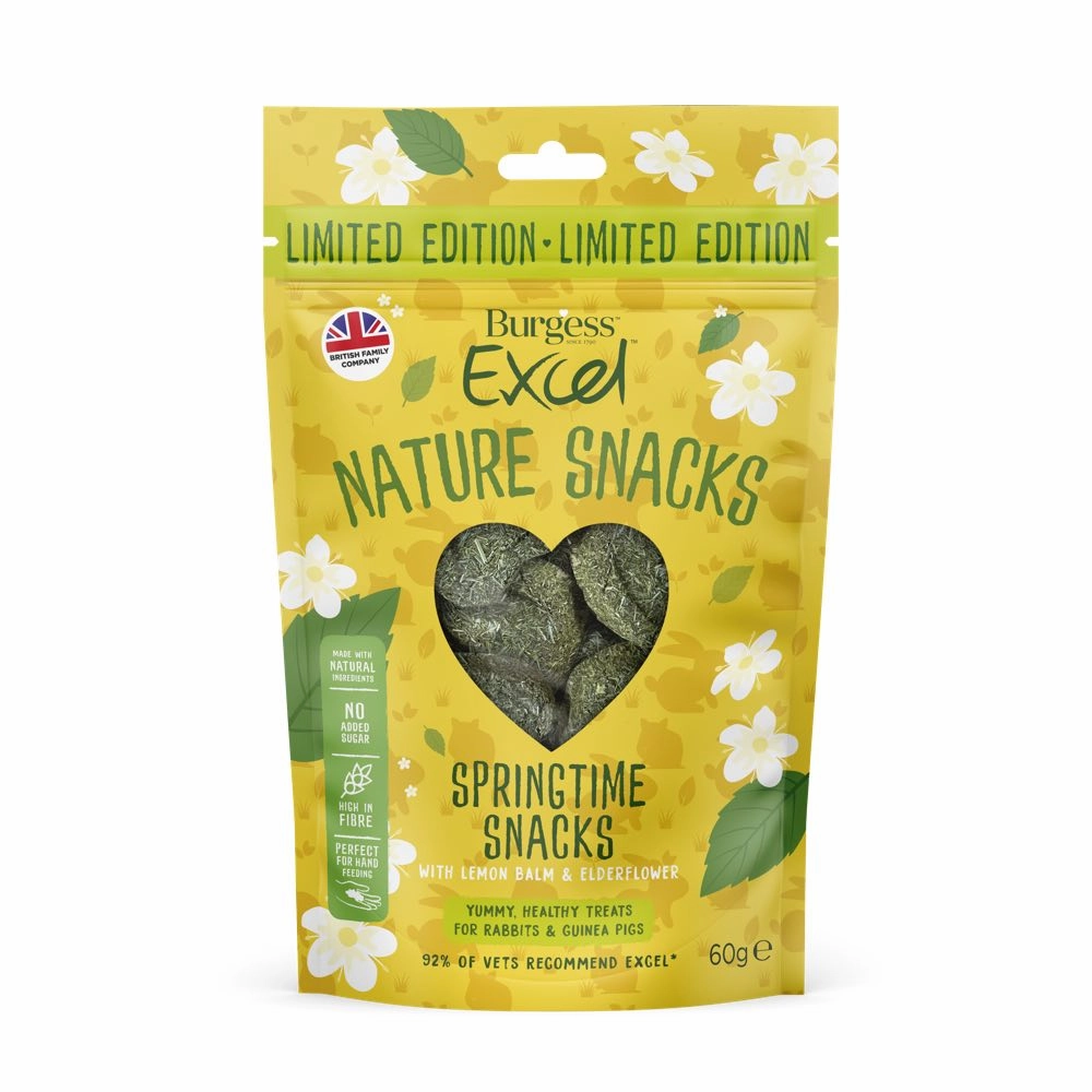 Burgess Excel Springtime Foreage Bakes With Lemon Balm & Elderflower For Rabbits & Guinea Pigs 60g parrot cage,small bird perch,exotic pet bird
