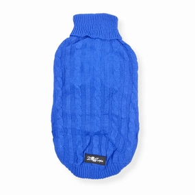 Cable Knit Jumper - Royal Blue english tack set,horse saddle gear,equestrian supplies
