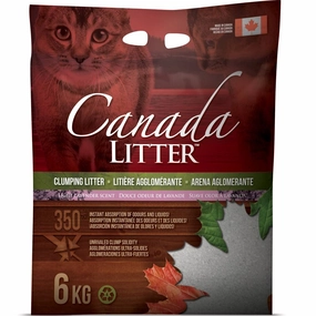 Canada Clumping Clay Cat Litter - Lavender Scent 6kg clumping cat litter,natural cat litter,dust free cat litter