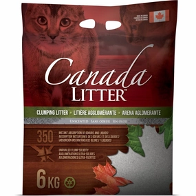 Canada Clumping Clay Cat Litter - Unscented 6kg clumping cat litter,natural cat litter,dust free cat litter