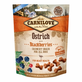 Carnilove Ostrich with Blackberries Crunchy Snack for Dogs - 200g meat dog treat,healthy dog snack,jerky for dogs