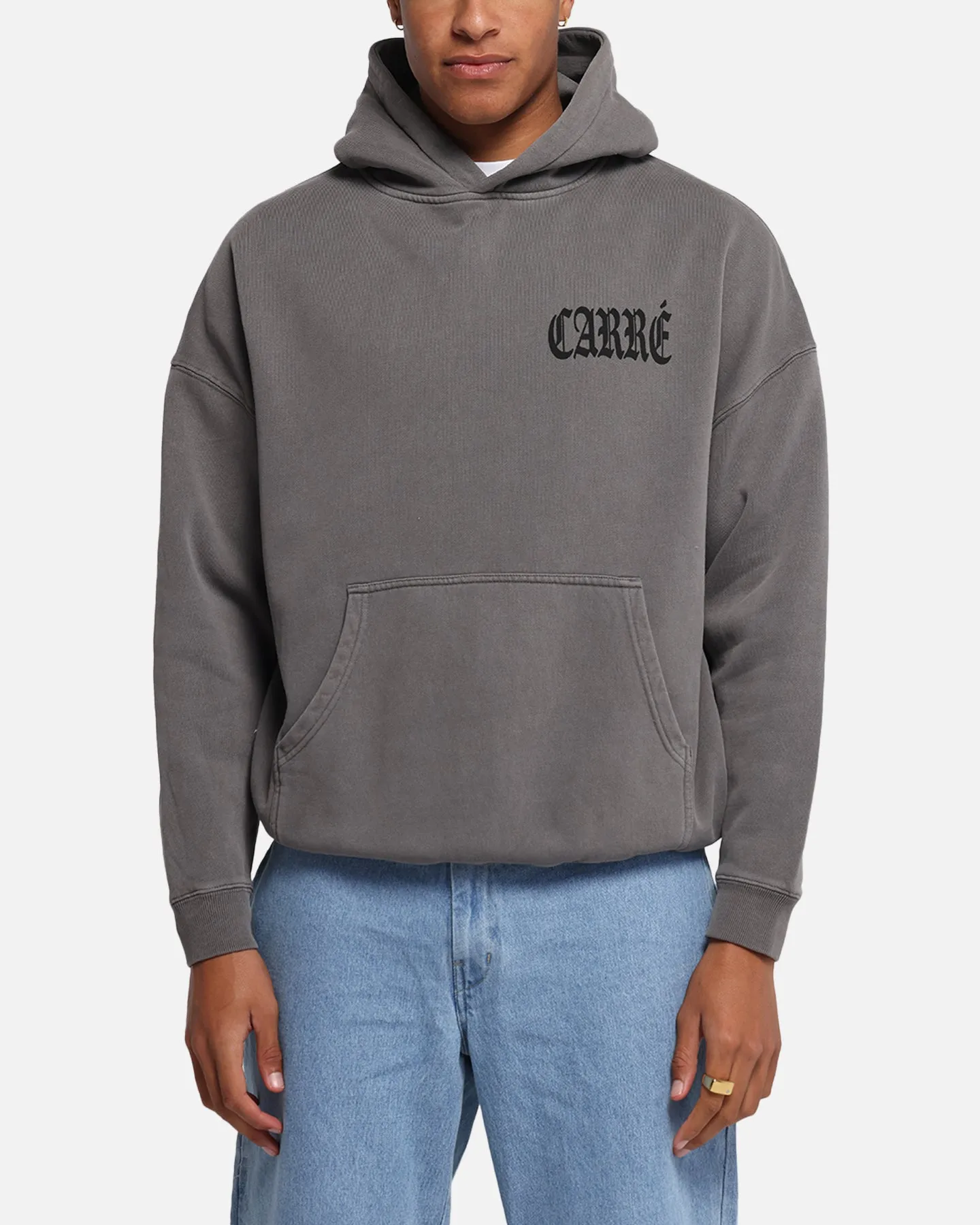 Carre Bulldog Hoodie Washed Charcoal