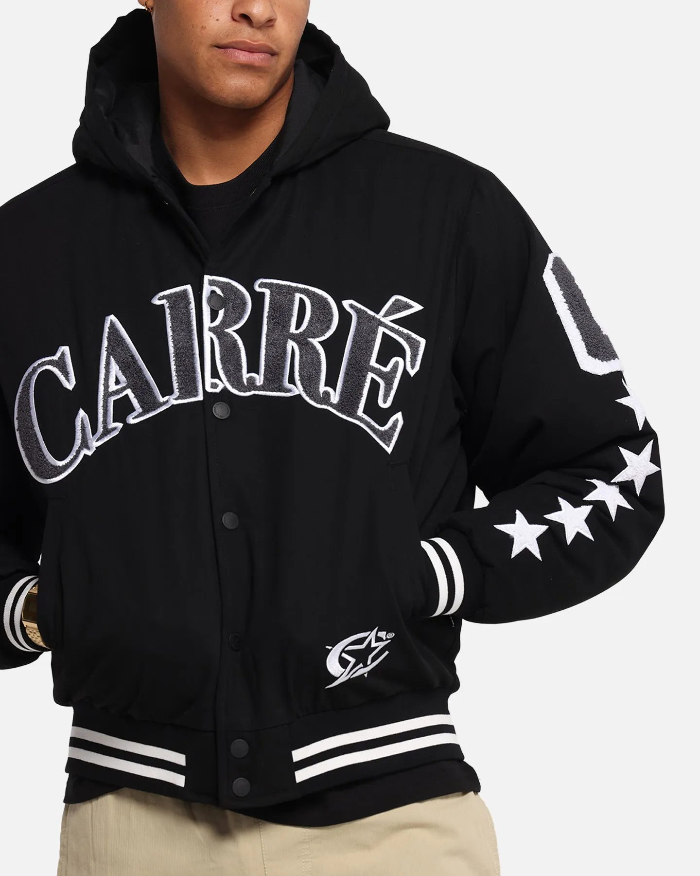 Carre C-Star Varsity Jacket Black