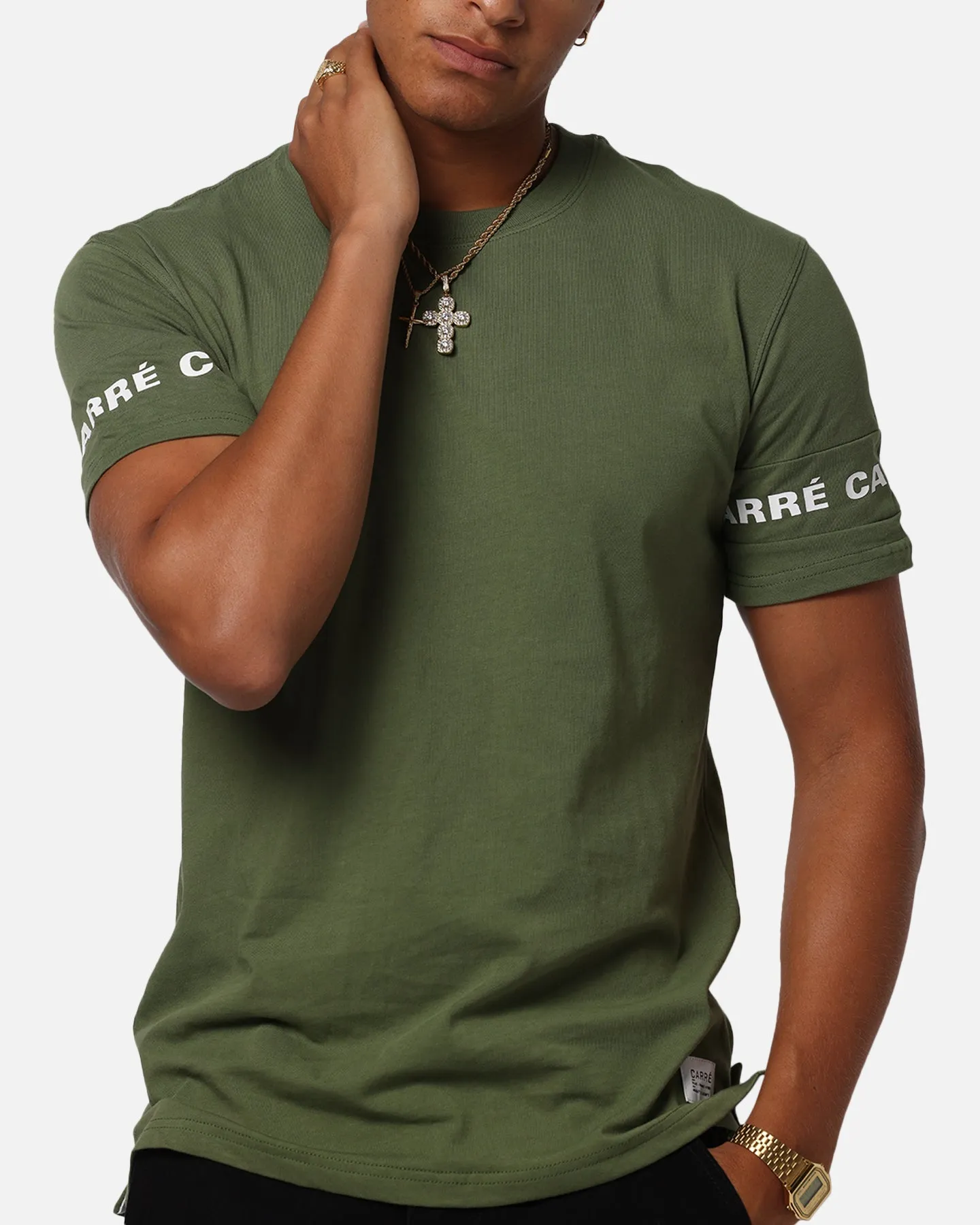 Carre La Manche T-Shirt Khaki