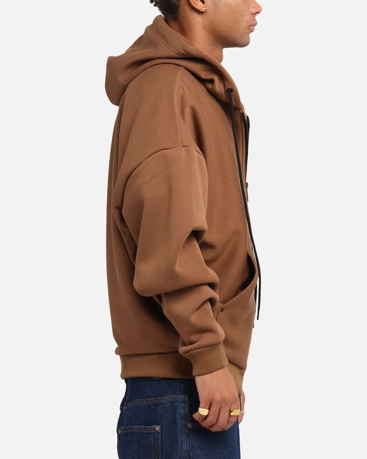 Carre Weatherwear Hoodie Brown