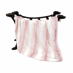 Cashmere Dog Blanket Pink Angora fleece dog blanket,soft dog throw,cozy pet blanket