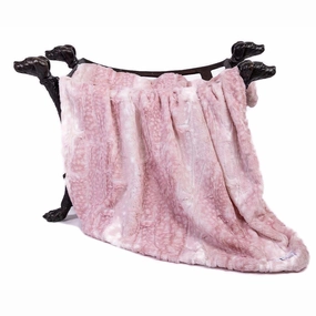 Cashmere Dog Blanket Pink Fawn fleece dog blanket,soft dog throw,cozy pet blanket