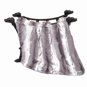Cashmere Dog Blanket Silver Angora fleece dog blanket,soft dog throw,cozy pet blanket